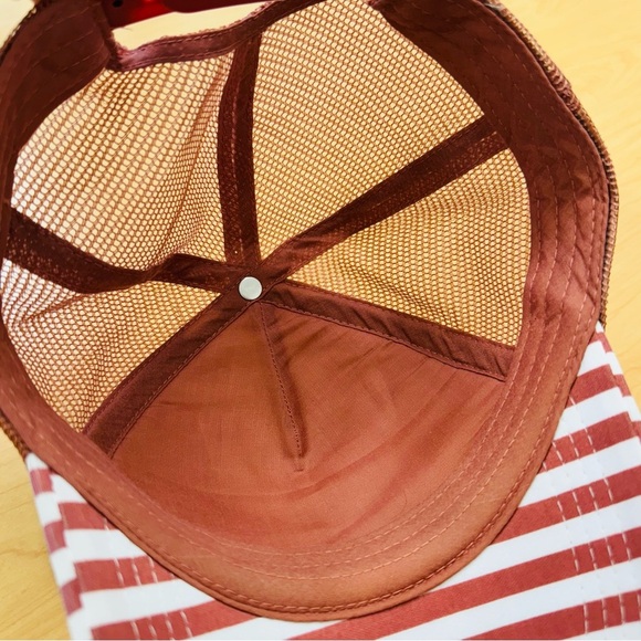 Roxy Floral Trucker Hat – Hibiscus & Stripes Snapback Cap - Picture 6 of 6